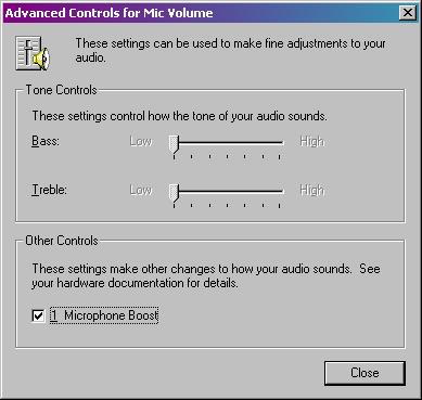 Advanced Microphone Control